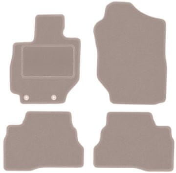 shumee Bež velurne talne preproge za Suzuki Jimny II SUV (2018-)