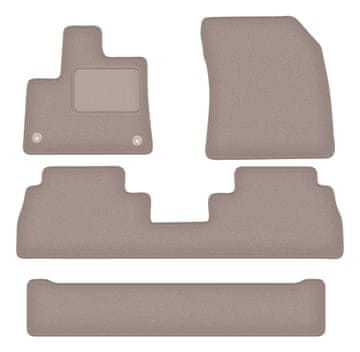 shumee Bež velur preproge za: Opel Combo E 7 sedežev (2018-)