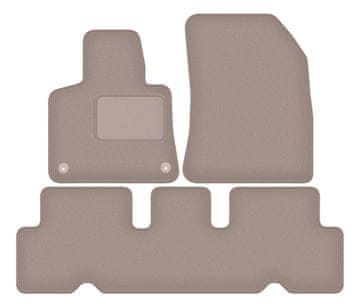 shumee Bež velur preproge za: Citroen C4 Grand Spacetourer 5-sedežni (2013-2021)
