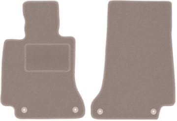 shumee Bež sprednje preproge za: Mercedes C W205 coupe, cabrio (2015-)
