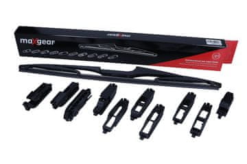 shumee MAXGEAR METLICA BRISALCEV 400 MM/16"" 1 KOS ZADNJI PLASTIČNI VEČNAMENSKI 10 ADAPTERJEV = 10 NOSILCEV