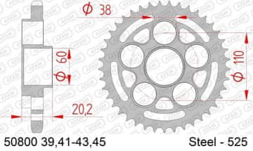 shumee AFAM ZADNJI POGONSKI ZVEZNIK MOTO. POCINKANO JEKLO SREBRNA