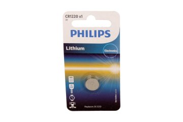 shumee PHILIPS BATERIJE CR1220 3,0 V (12,5 x 2,0) LITIJEVE V BLISTERJU, 1 KOS. (CENA NA KOS/PRODAJA V KOLIČINAH PO 10 KOSOV)