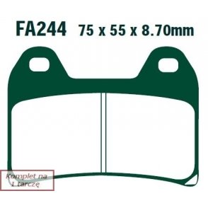 shumee ZAVORNE OBLOGE EBC MOTO BMW F 800 ST (08-12)