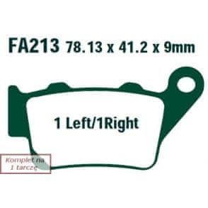 shumee ZAVORNE OBLOŽNICE EBC MOTO. BMW S1000 RR (10-13)/ F 800 GS ADVENTURE (12-14)/ F 650 GS DAKAR (04-07)/ F 650 GS (11)