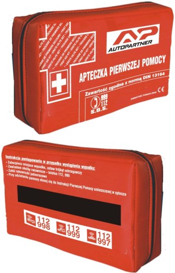 shumee VERA AVTO KOMPLET ZA PRVO POMOČ DIN 13164 PLUS