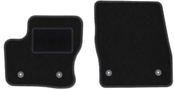 shumee Črne velurne talne preproge za: Ford Transit Connect FL dostavnik (2017-)