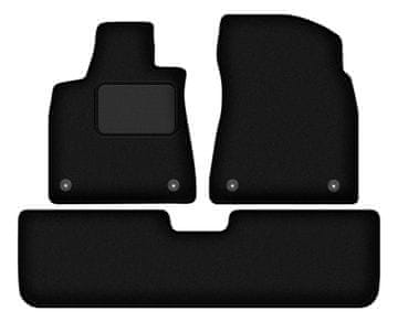 shumee Črne velurne talne preproge za: Lexus RX IV 0 (2015-2022)