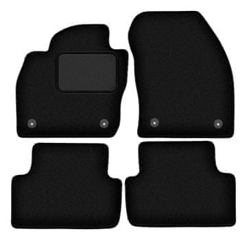 shumee Črne velurne talne preproge za: Volkswagen T-Cross crossover (2019-)