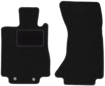 shumee Sprednje tepihe črne barve za: Mercedes S W220 4Matic kratke (1998-2005)