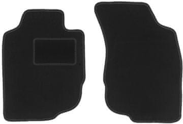 shumee Sprednje tepihe črne barve za: Toyota Hilux VII N25 N2 pickup (2006-2015)