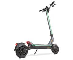 MS ENERGY FLARE X Hydraulic električni skiro, 10", 2x 800W, 70km, vzmetenje, LCD zaslon, LED osvetlitev, APP, srebrn (Midnight Chrome)