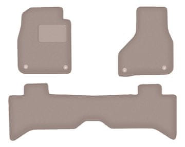 shumee Bež velur preproge za tla za: Dodge RAM kratki DJ (2009-2019)