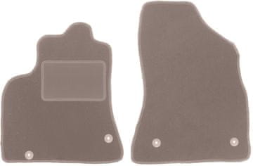shumee Bež sprednje preproge: Peugeot Partner II 5 sedežev (2008-2018)