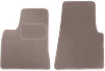 shumee Bež sprednje talne obloge za modele: Tesla SI Sedan (2012–2016)