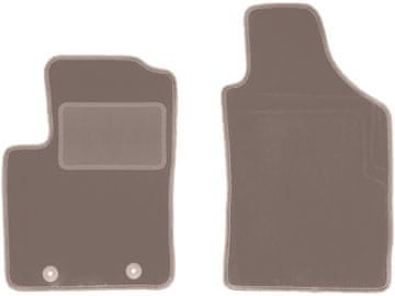 shumee Bež predpražniki za tla: Fiat 500 Cabriolet, kombilimuzina (2007–2013)