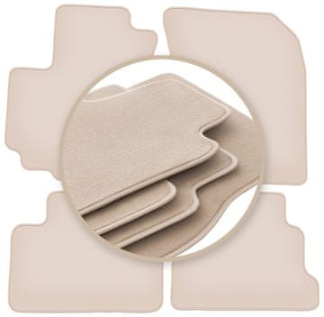 shumee PREMIUM bež talne obloge za: Suzuki Swift V 5D kombilimuzina 2010-2016