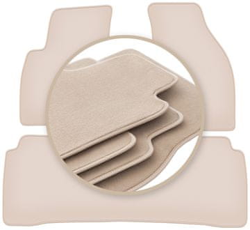 shumee PREMIUM bež talne obloge za: Hyundai SantaFe I SUV 2000-2006