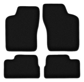 shumee Osnovne črne velur preproge za: Daewoo Nexia kombilimuzina, limuzina (1994-1998)