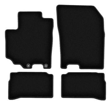 shumee Osnovne črne velur preproge za: Suzuki Vitara III crossover (2015-)