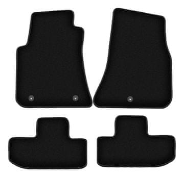 shumee Osnovne črne velur preproge za: Dodge Challenger III coupe (2008-)