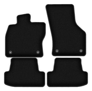 shumee Osnovne črne velur preproge za: Audi A3 8V kombilimuzina 5 vrat, kabriolet (2012-)