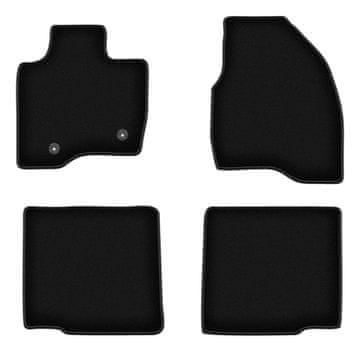 shumee Osnovne črne velur preproge za: Ford Explorer MK5 SUV (2010-2019)