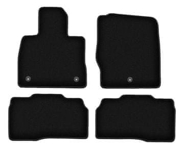 shumee Črne velurne talne preproge: Ford Explorer MK6 SU625 SUV (2020-)