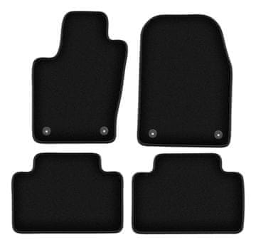 shumee Črne velurne talne obloge za Dodge Durango III FL SUV (2013-2020)