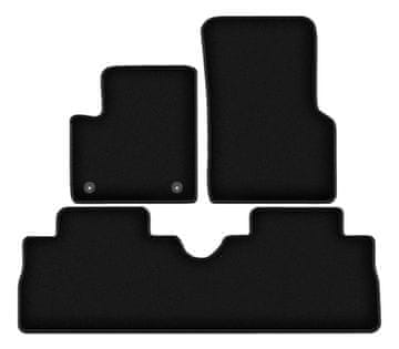 shumee Osnovne črne velur preproge za: Renault Espace III enoprostorec (1996-2002)