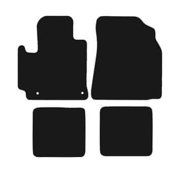 shumee Črne velurne talne obloge za Toyota RAV4 II 2WD 3 vrata (2001-2005)