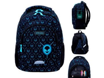Astra Šolski nahrbtnik za prvi razred AstraBAG NEON UFO, AB330, 502025012