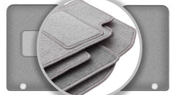 shumee Avtomobilske preproge pepelnato sive za: Opel Vivaro II dostavnik (2014-2019)