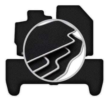 shumee Avtomobilske preproge CARLUX-SILVER za: Toyota Yaris II kombilimuzina (2005-2011)