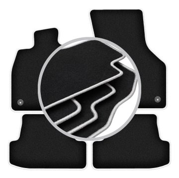 shumee Avtomobilske preproge CARLUX-SILVER za: Seat Leon III hatchback, karavan, variant (2012-2020)