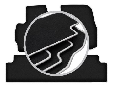 shumee Avtomobilske preproge CARLUX-SILVER za: Mazda Premacy II enoprostorec (2005-2010)