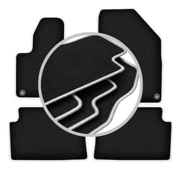 shumee Avtomobilske preproge CARLUX-SILVER za: Citroen C5 II X7 liftback, limuzina, karavan, tourer (2008-2017)