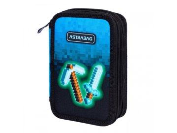 Astra Trikratni peresnik s polnilom AstraBAG BLUE PIXEL, AC31, 503024055