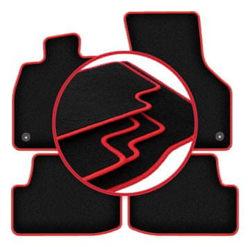 shumee Avtomobilske preproge CARLUX-RED za: Seat Arona crossover (2017-)