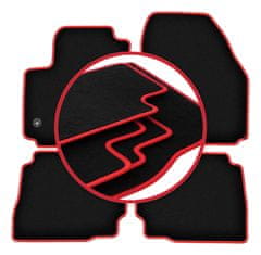 shumee Avtomobilske preproge CARLUX-RED za: Ford Mondeo MK4 liftback, limuzina, karavan (2012-2014)