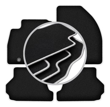 shumee Avtomobilske preproge CARLUX-SILVER za: Ford Focus MK2 kabriolet (2006-2010)