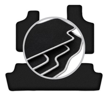 shumee Avtomobilske preproge CARLUX-SILVER za: Chrysler Town&Country IV enoprostorec (2000-2008)