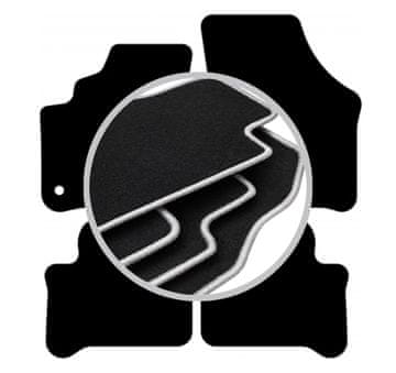 shumee Avtomobilske preproge CARLUX-SILVER za: Volkswagen e-Up! kombilimuzina (2019-)