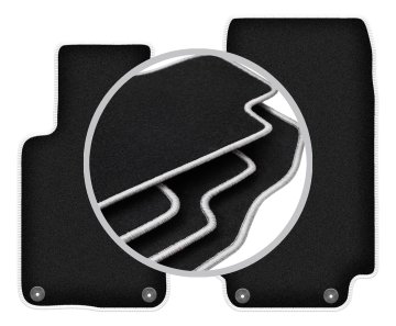 shumee Avtomobilske preproge CARLUX-SILVER za: BMW Z3 E36/7 kabriolet (1997-2002)