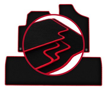 shumee Avtomobilske preproge CARLUX-RED za: Volkswagen Sharan I enoprostorec (1995-2010)