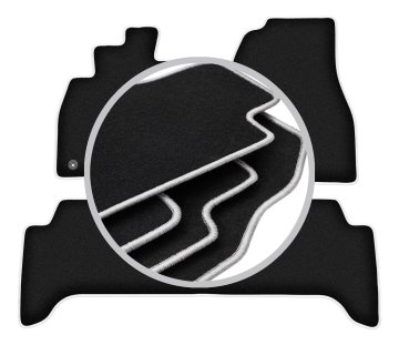 shumee Avtomobilske preproge CARLUX-SILVER za: Toyota Land Cruiser J100 terenska vožnja (1998-2007)