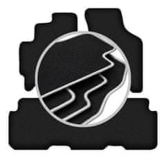 shumee Avtomobilske preproge CARLUX-SILVER za: Kia Carens I enoprostorec (1999-2006)