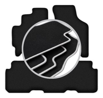 shumee Avtomobilske preproge CARLUX-SILVER za: Kia Carens I enoprostorec (1999-2006)