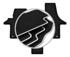 shumee Avtomobilske preproge CARLUX-SILVER za: VW Transporter T5 Caravelle 2-sedežni (2003-2015)
