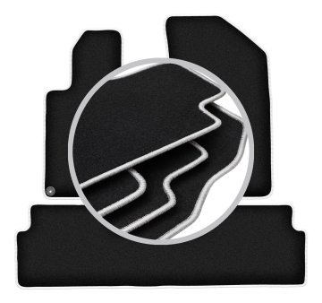 shumee Avtomobilske preproge CARLUX-SILVER za: Peugeot 508 RXH zadnji komplet (2010-2018)